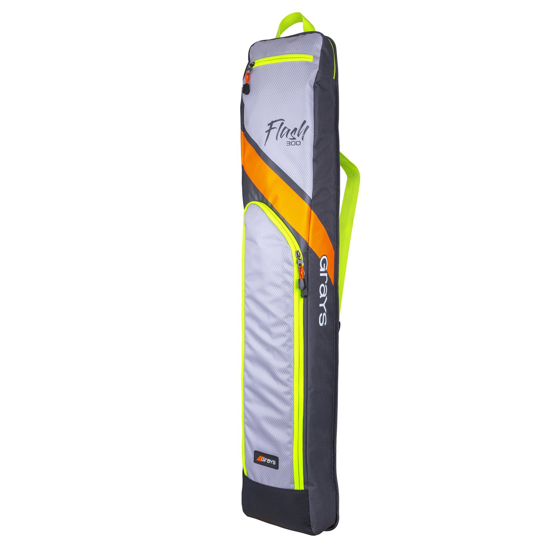 Grays Flash 300 Hockey Stick Bag: Grey/Silver/Volt