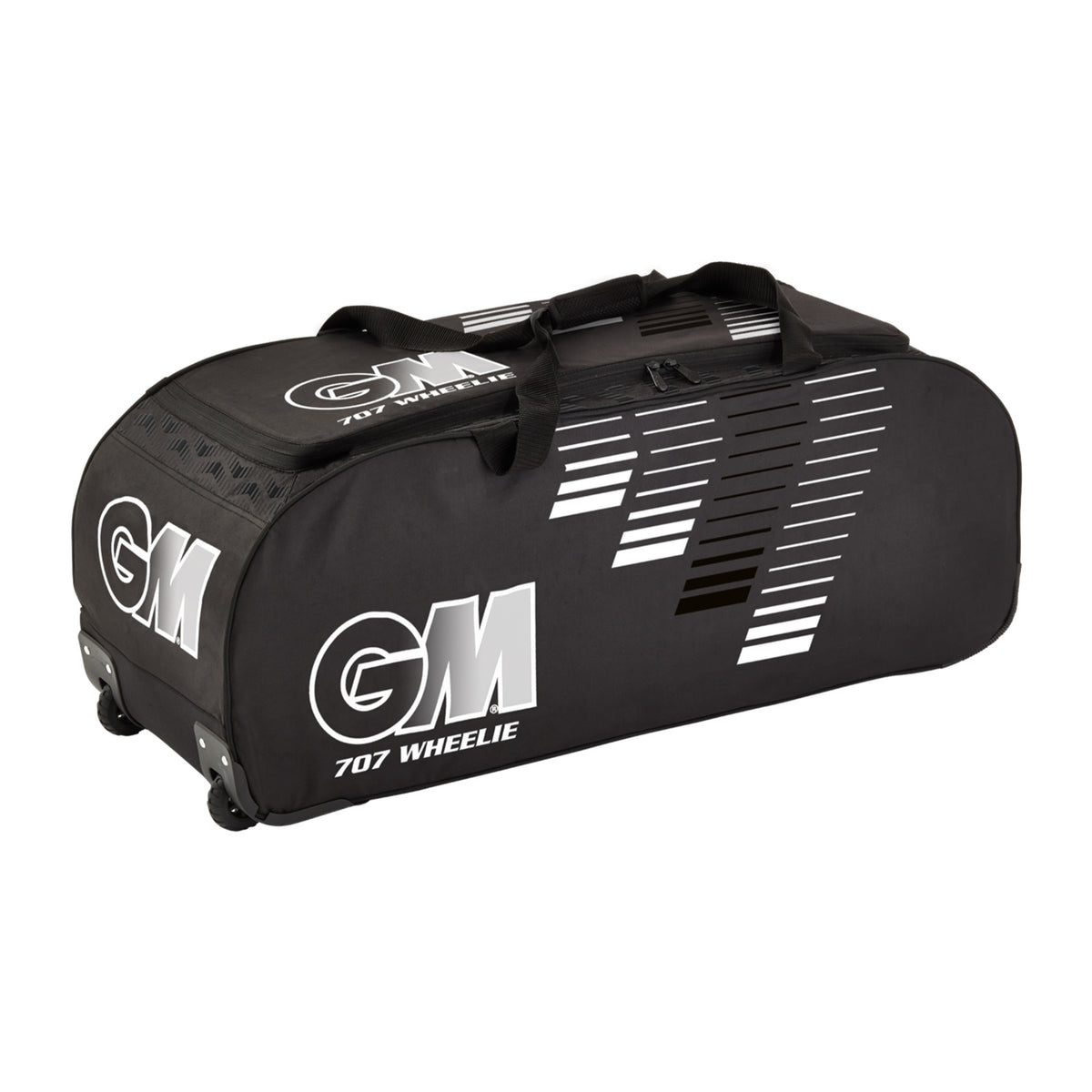 Gunn & Moore 707 Wheelie Cricket Bag: Black/White