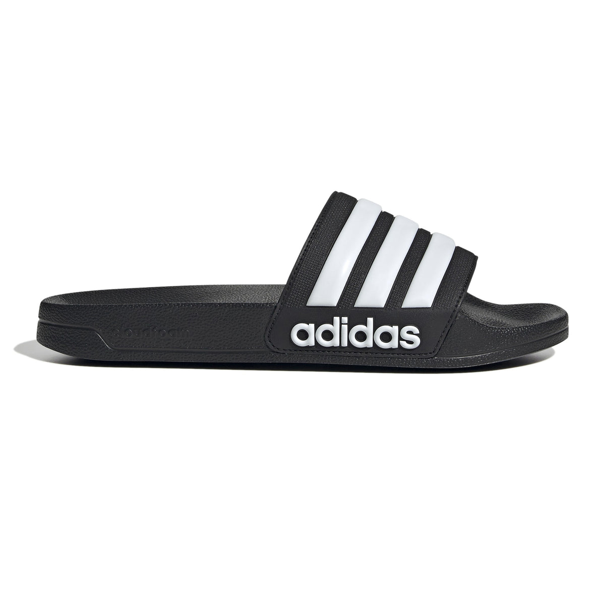 Adidas Adilette Mens Sliders: Core Black/Cloud White