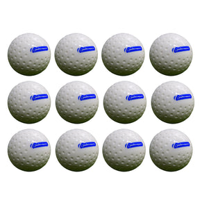 Kookaburra Saturn Dimple Hockey Ball - 12 Pack: White