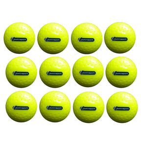 Kookaburra Saturn Dimple Hockey Ball - 12 Pack: Yellow