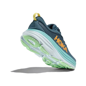 Hoka Bondi 8 Mens Running Shoes: Real Teal/Shadow