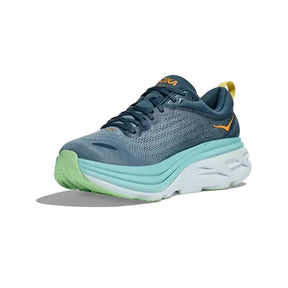 Hoka Bondi 8 Mens Running Shoes: Real Teal/Shadow