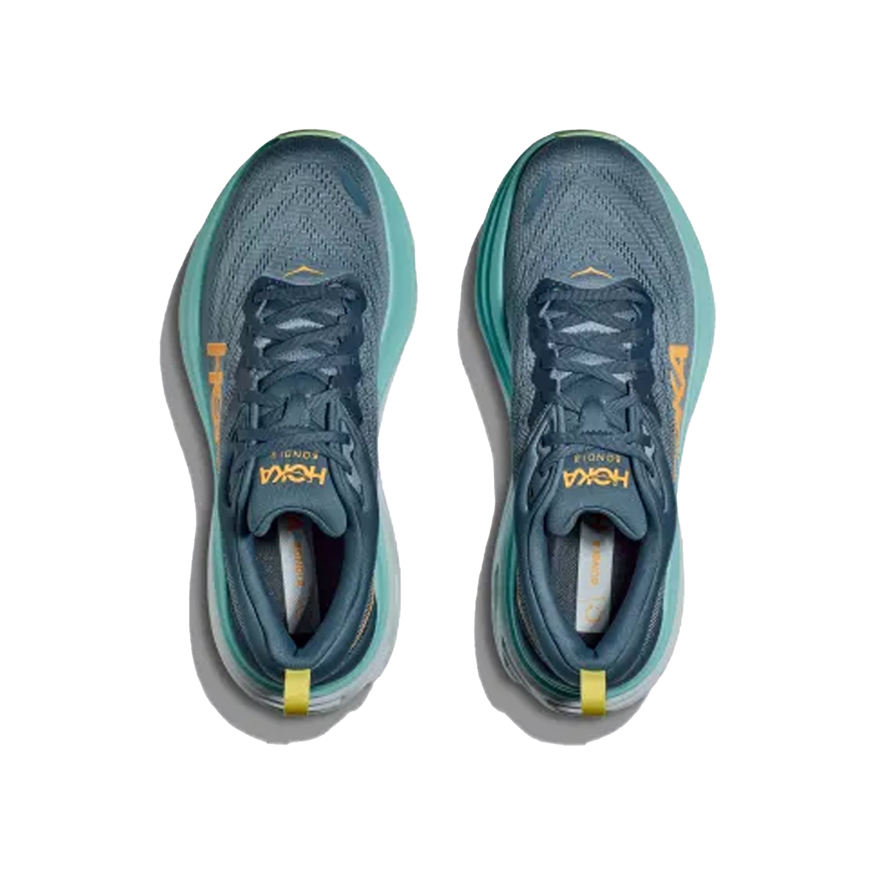 Hoka Bondi 8 Mens Running Shoes: Real Teal/Shadow