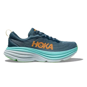 Hoka Bondi 8 Mens Running Shoes: Real Teal/Shadow