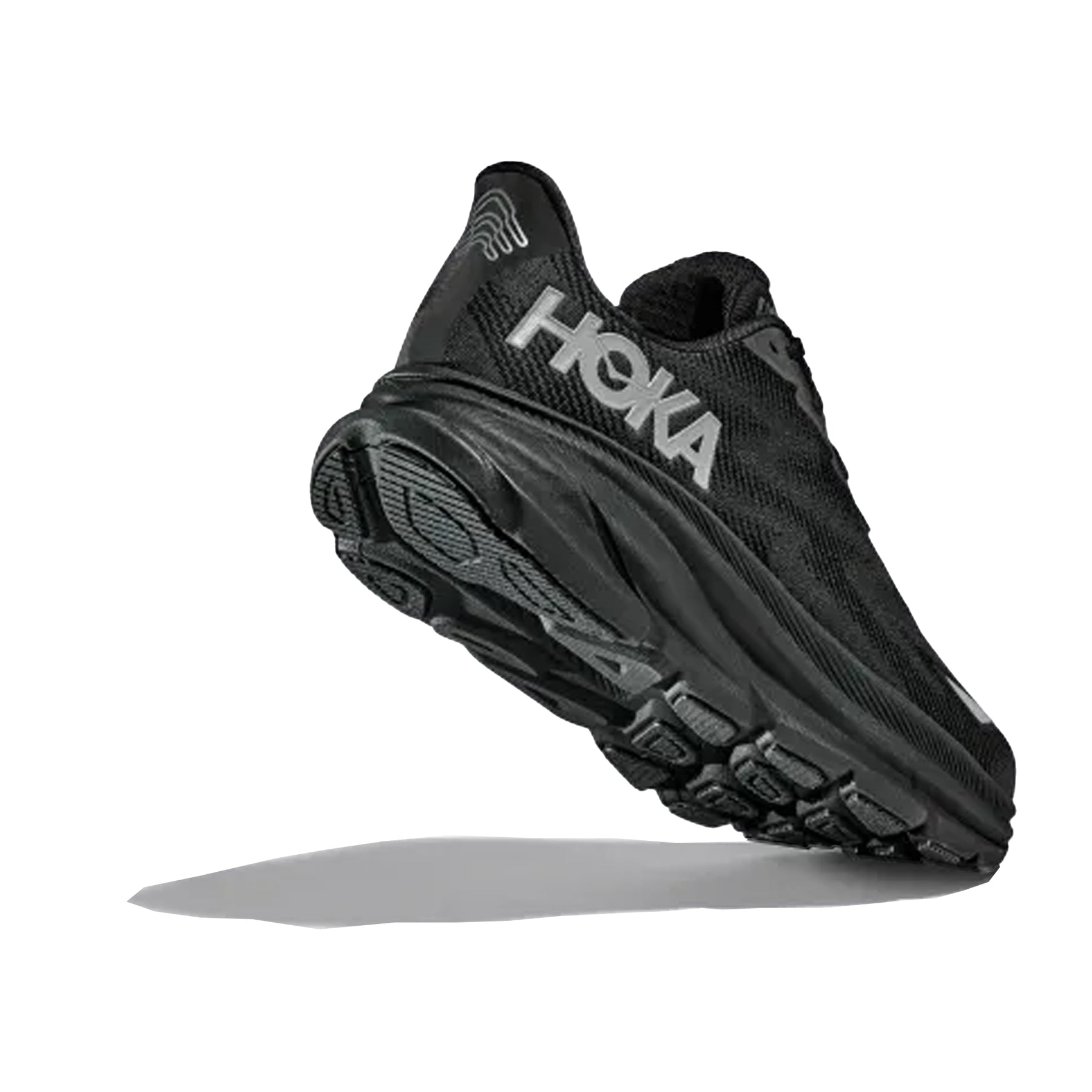Hoka Clifton 9 GTX Womens Running Shoes: Black