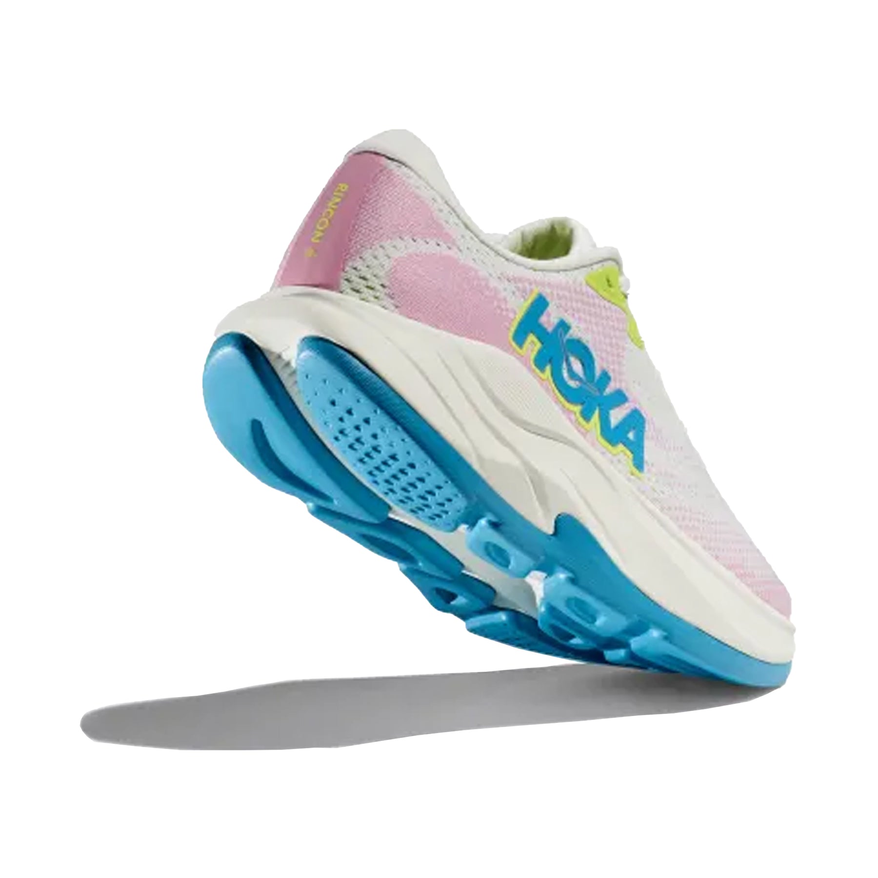 Hoka Rincon 4 Womens Running Shoes: Frost/Pink Twilight