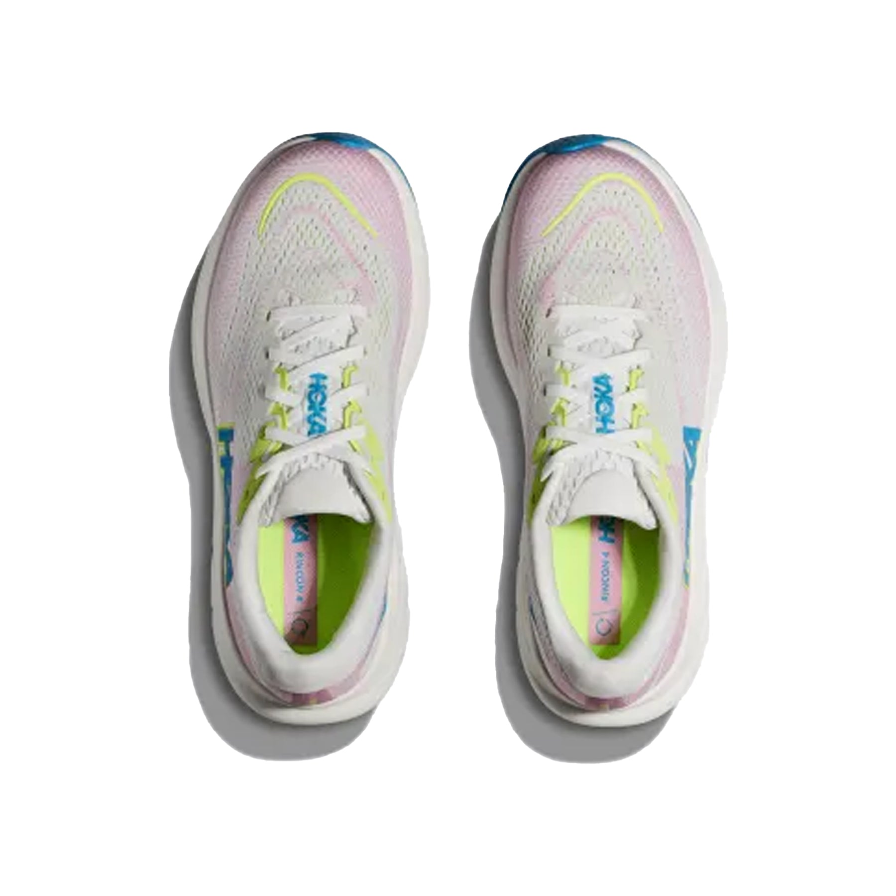 Hoka Rincon 4 Womens Running Shoes: Frost/Pink Twilight