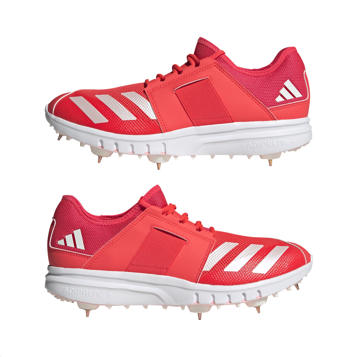 Adidas Howzat Spike Adult Cricket Shoes: Lucid Red