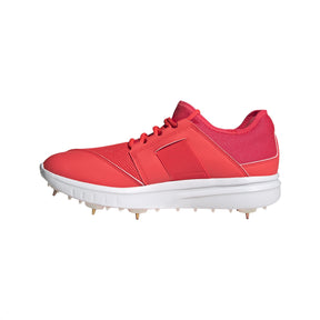 Adidas Howzat Spike Adult Cricket Shoes: Lucid Red