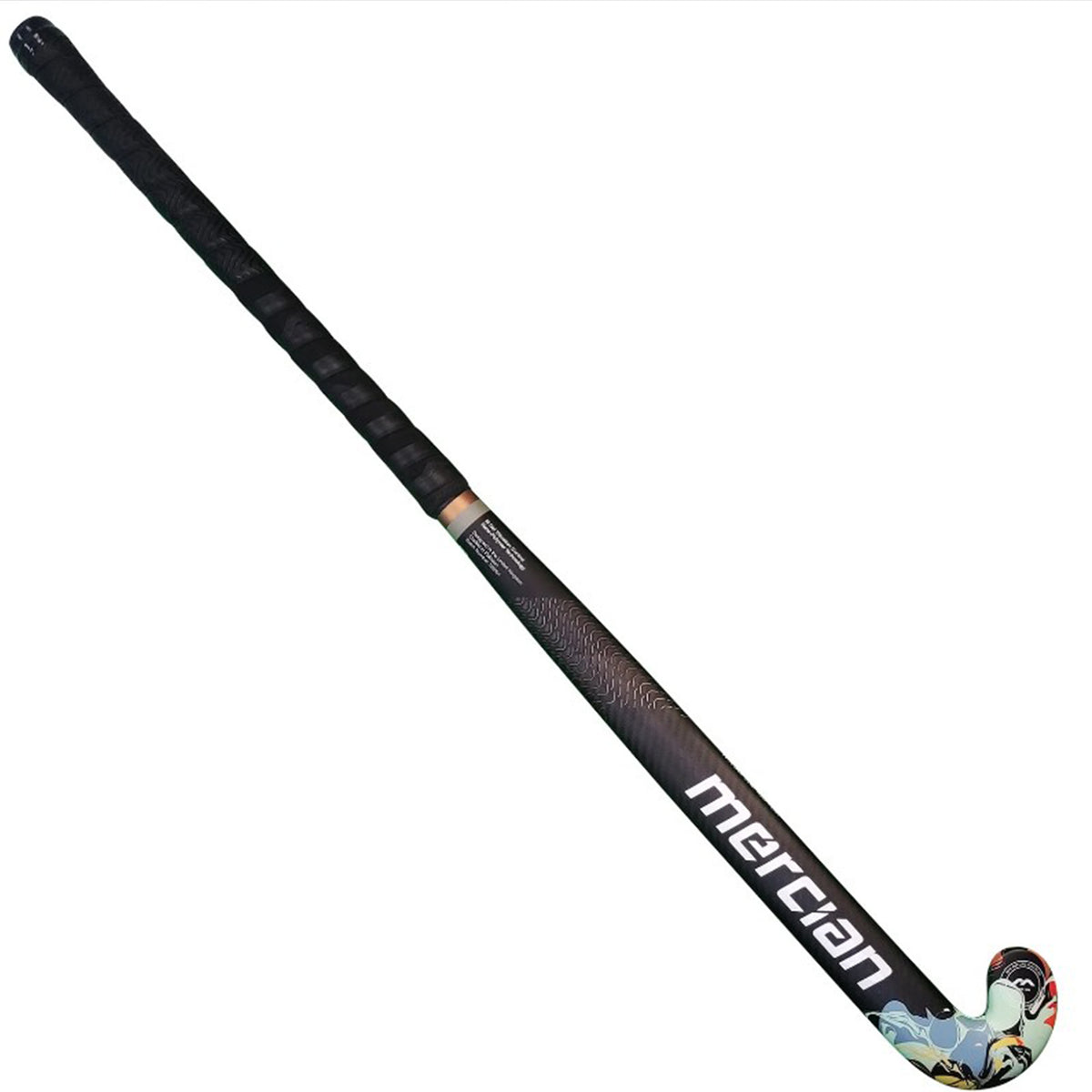 Mercian Elite CF95 Pro Hockey Stick: Carbon/Splash