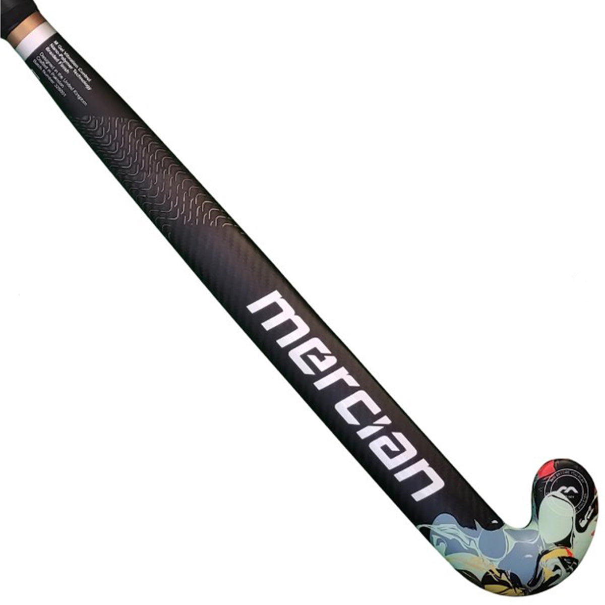 Mercian Elite CKF90 Xtreme Hockey Stick: Carbon/Splash