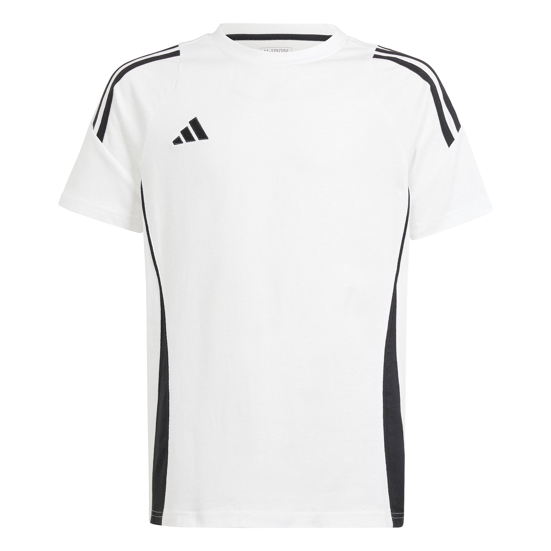 Tiro24 Sweat Tee Youth: white/black