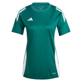 Tiro24 Jersey Women: team dark green/white