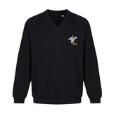 John Hampden Grammar Pullover With Logo: Black