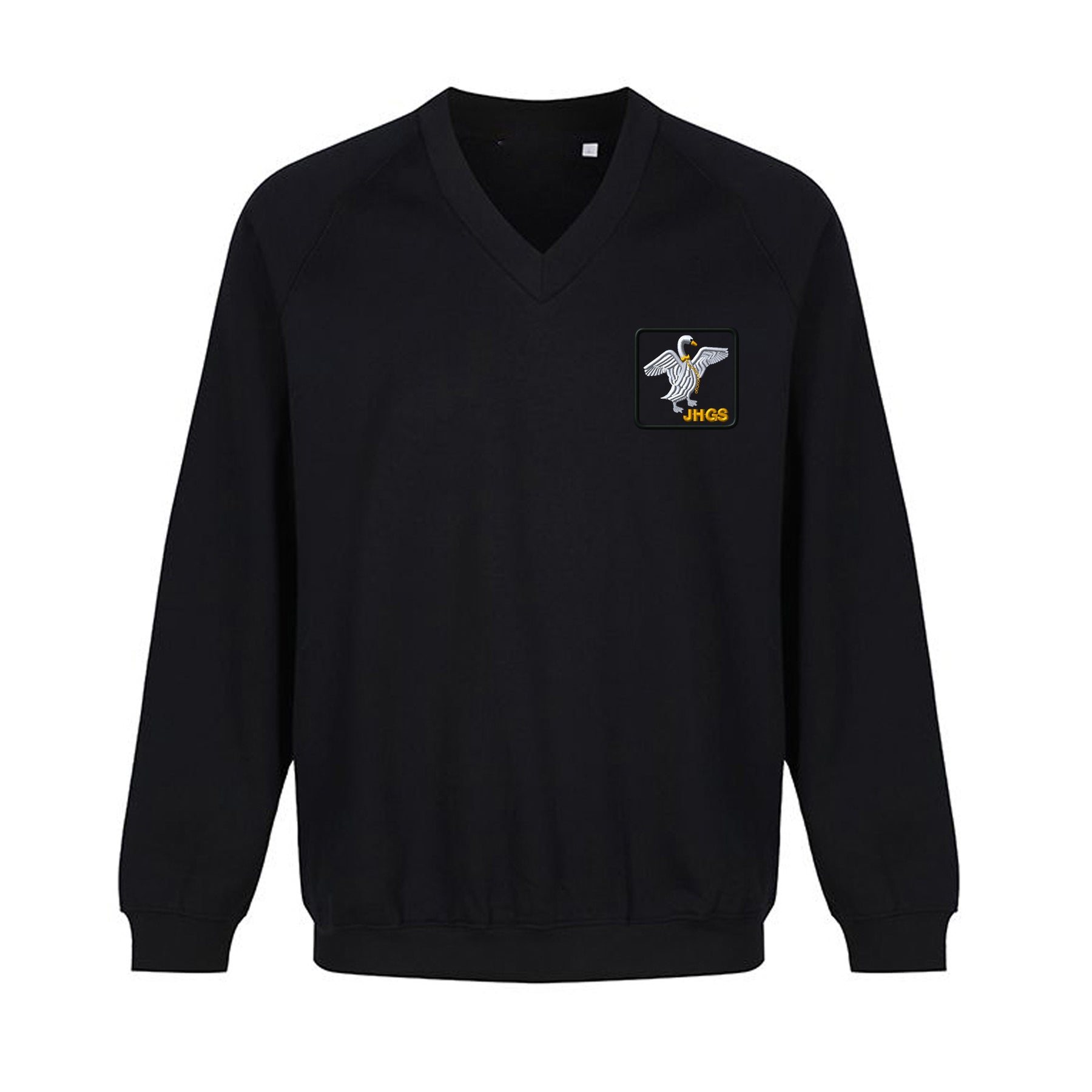 John Hampden Grammar Pullover With Logo: Black