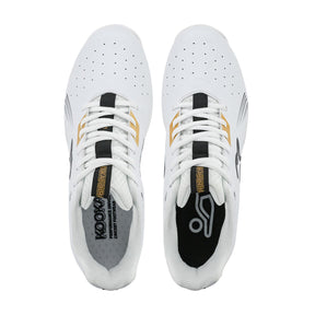 Kookaburra KC 3.0 Senior Rubber Cricket Shoes 2025: White/Gold