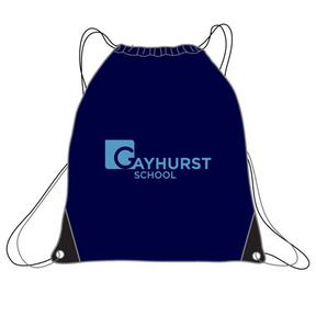 Gayhurst School Gym Bag Logo & Initials