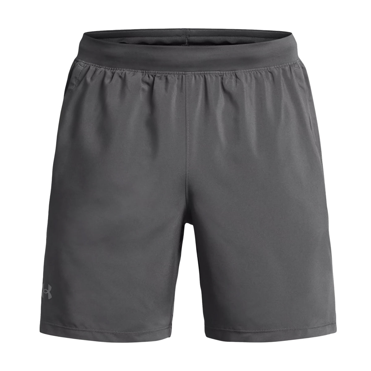 Under Armour Launch 7inch Running Shorts: Castlerock/Grey