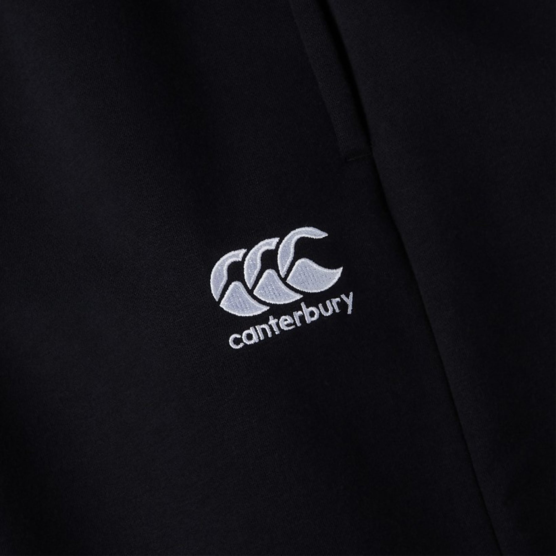 Canterbury Mens Tapered Fleece Cuff Pant: Black