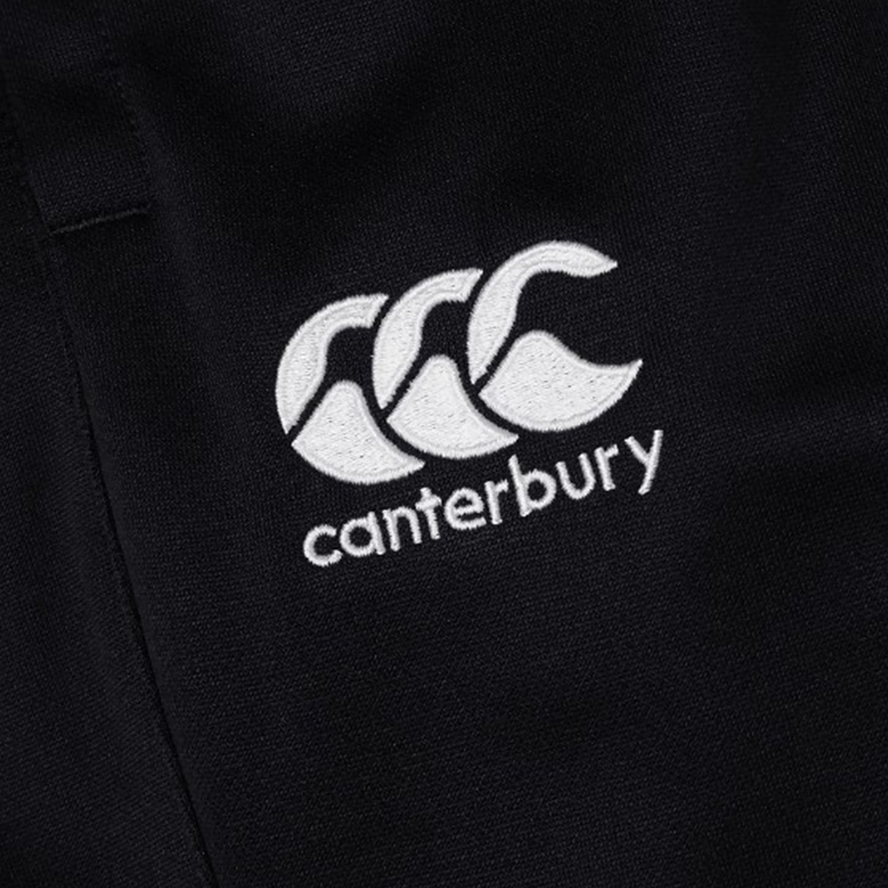 Canterbury Junior Stretch Tapered Polyknit Trousers: Black