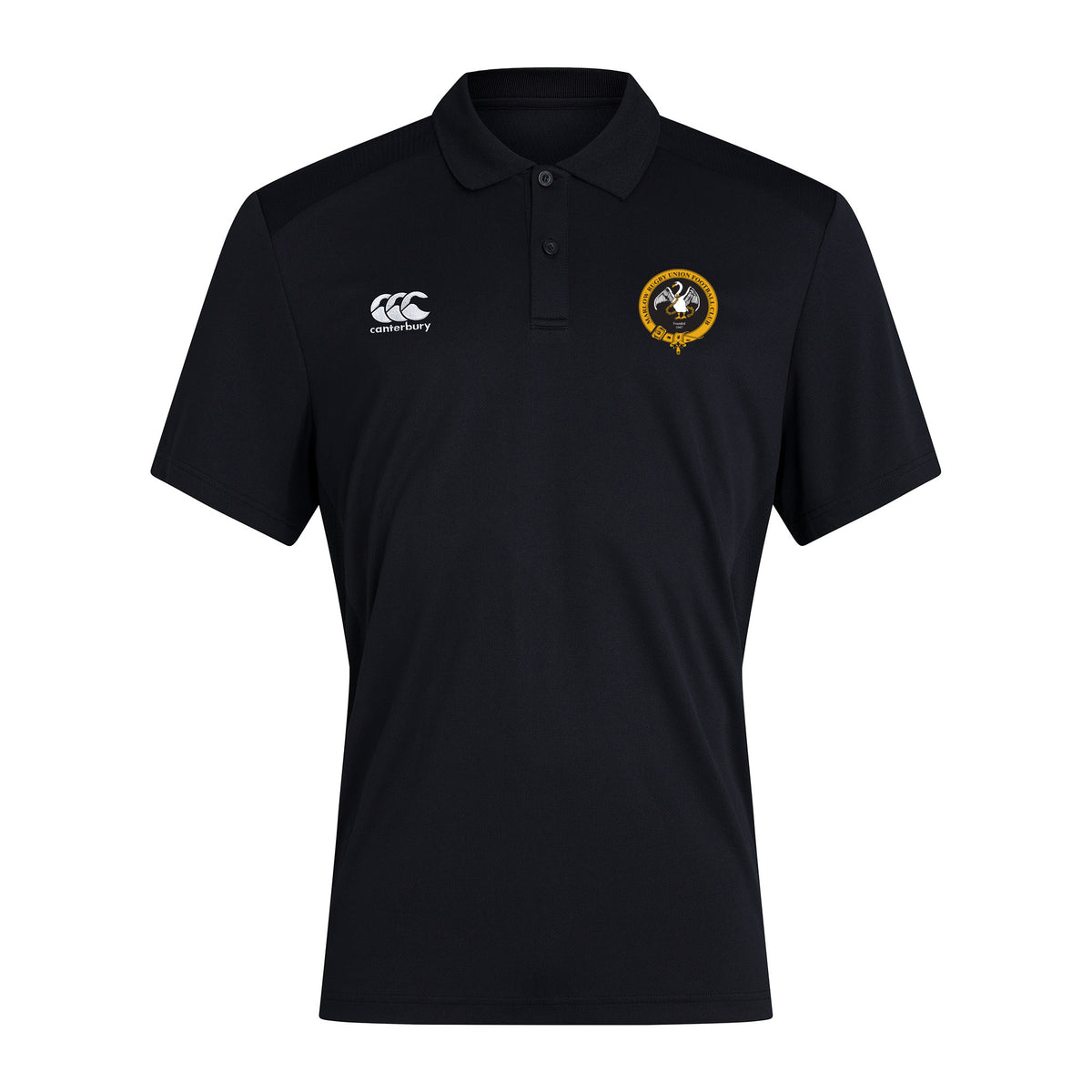 Marlow RFC Men's Club Dry Polo: Black