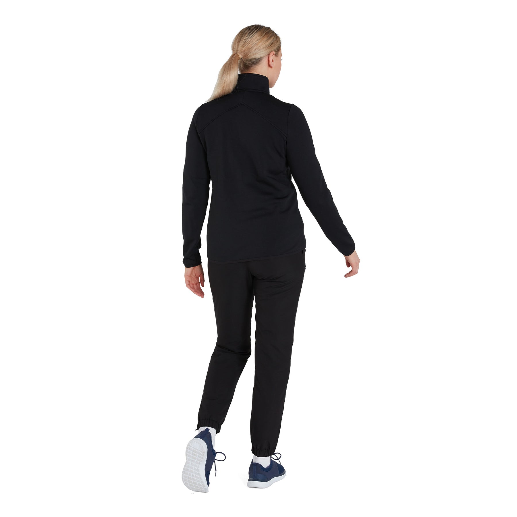 Marlow RFC Women's Club Qtr Zip Midlayer: Black