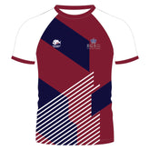Royal Grammar School Senior T shirt: Maroon Athletic Fit