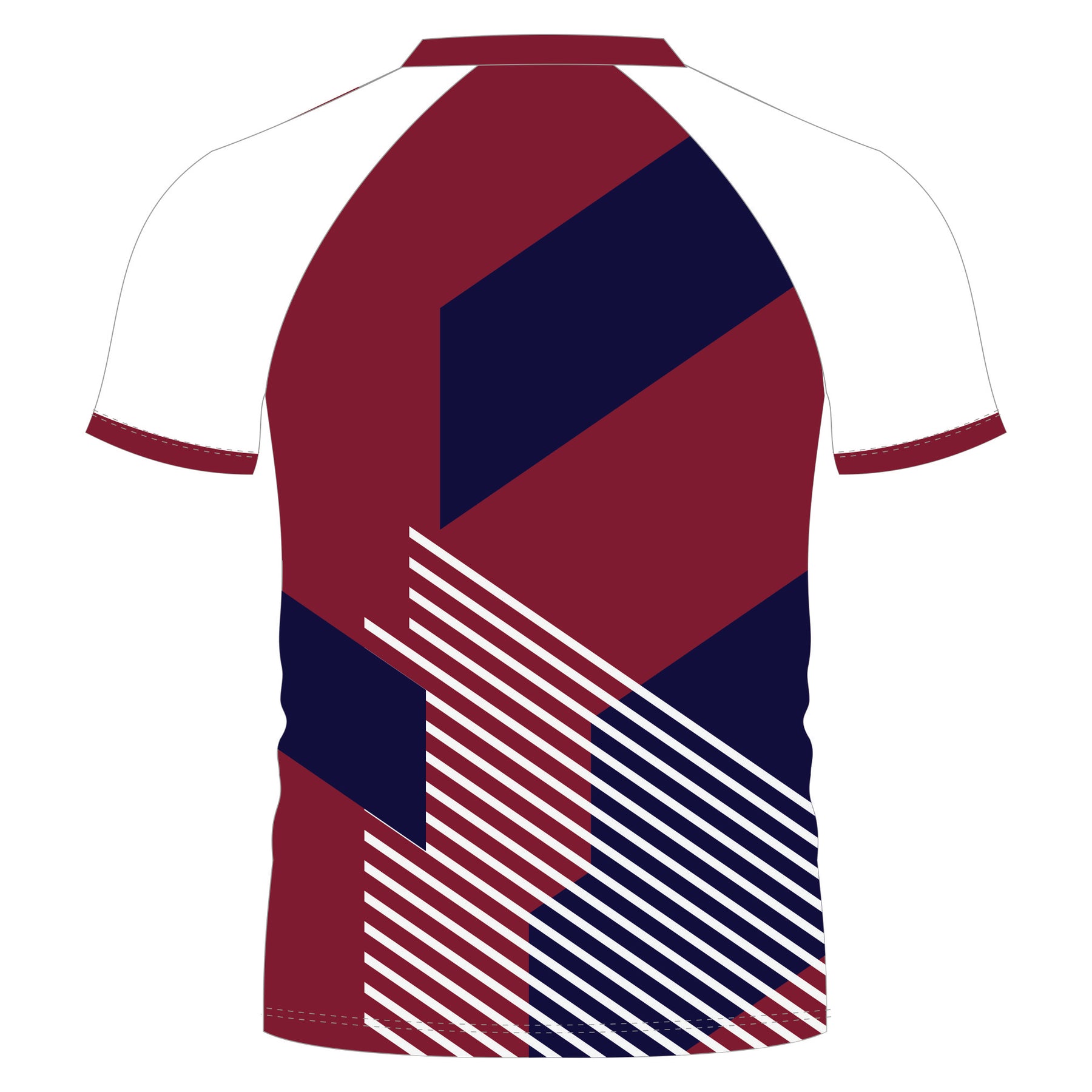Royal Grammar School Senior T shirt: Maroon Athletic Fit