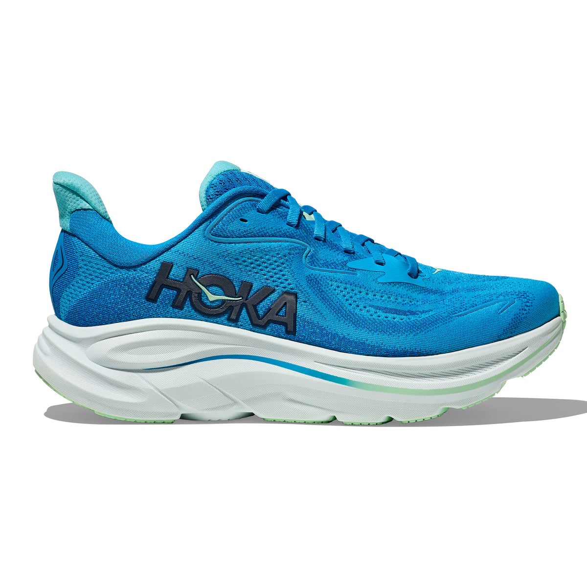 Hoka Clifton 10 Mens Running Shoes: Hoka Blue/Skyward Blue