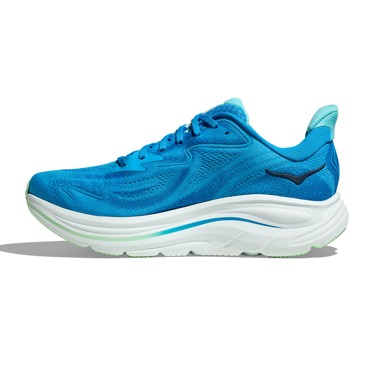 Hoka Clifton 10 Mens Running Shoes: Hoka Blue/Skyward Blue