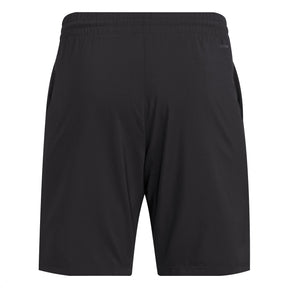 Adidas Club 3 Stripe Mens Tennis Shorts: Black