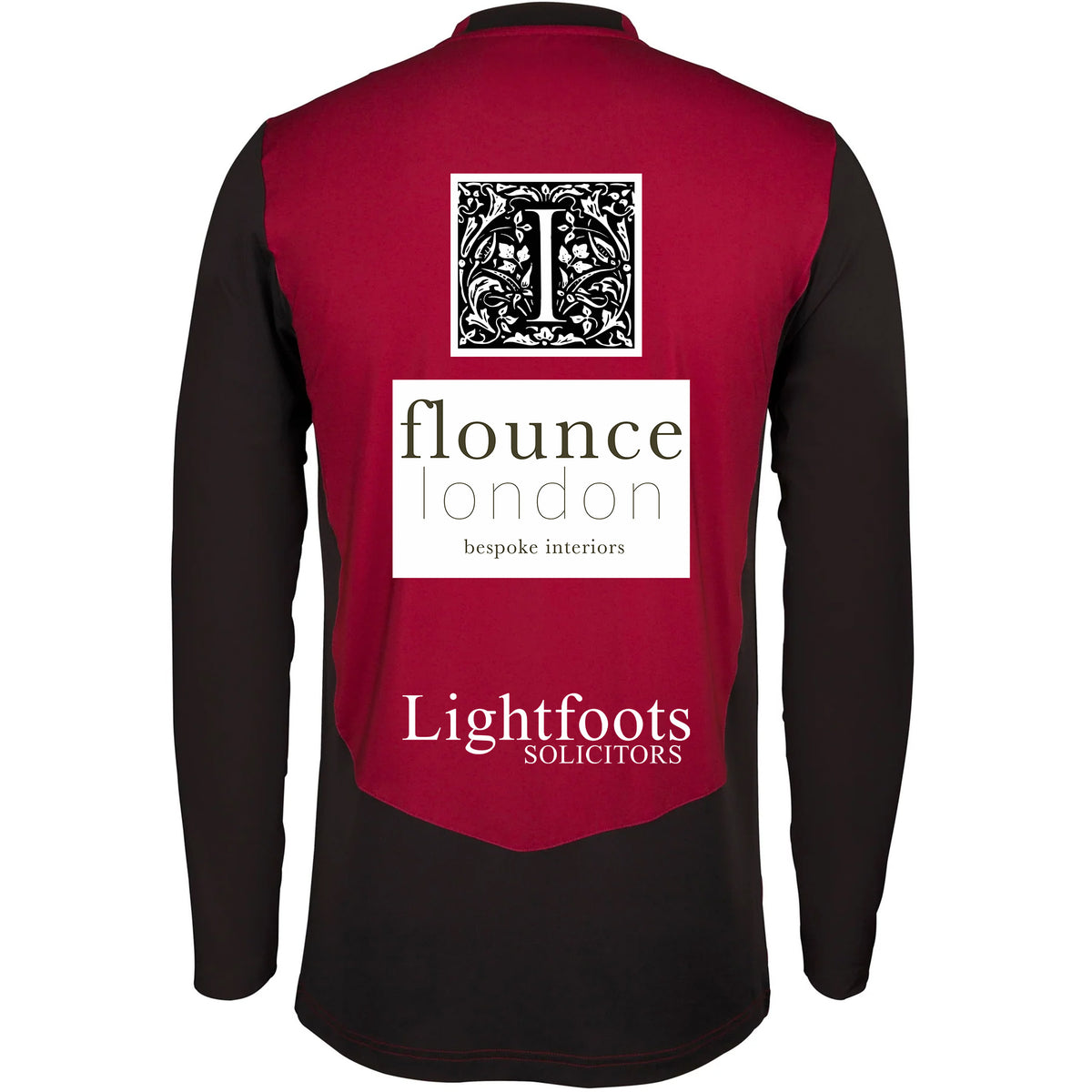 Cookham Dean CC Mens T20 Long Sleeve Shirt: Maroon/Black
