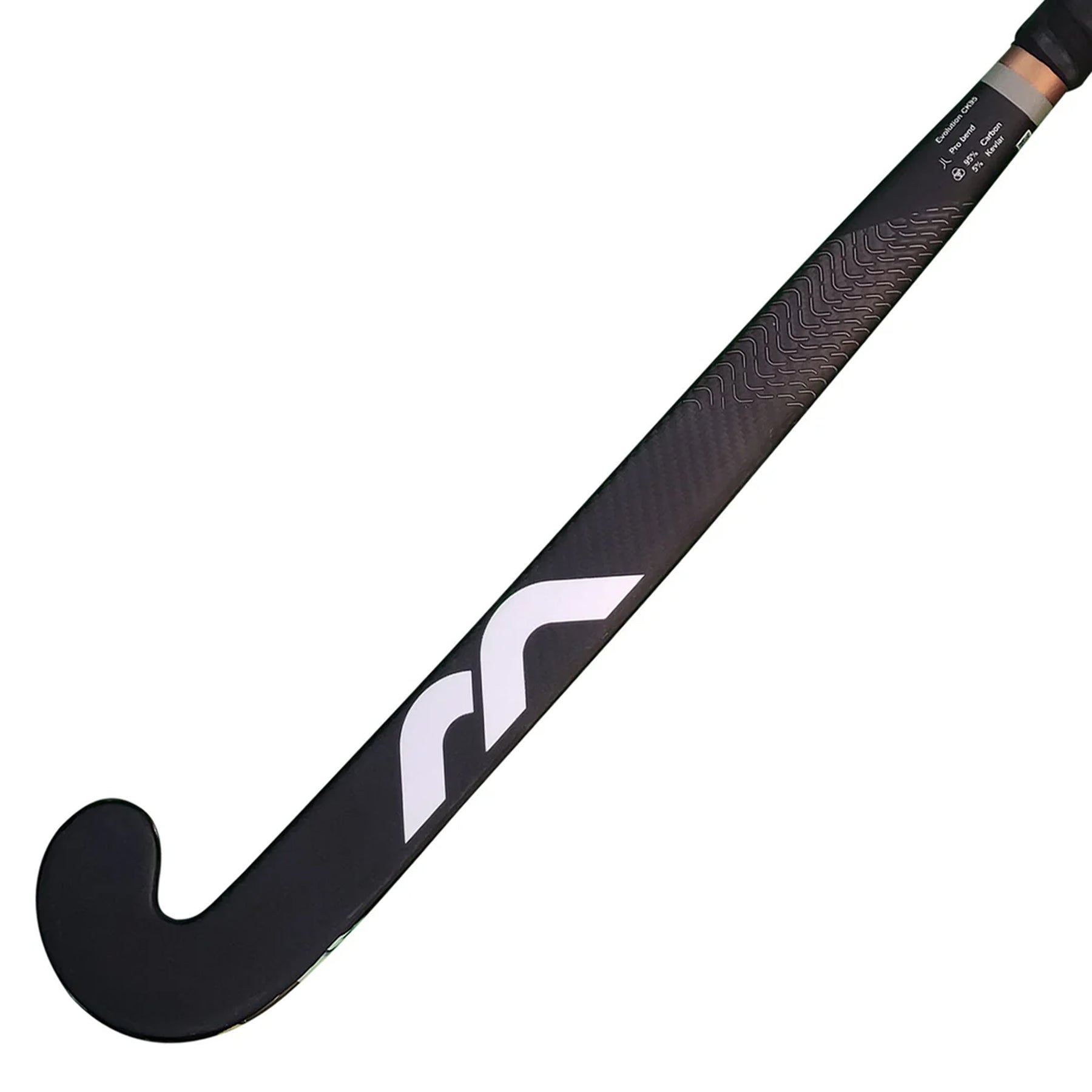 Mercian Elite CF95 Pro Hockey Stick: Carbon/Splash