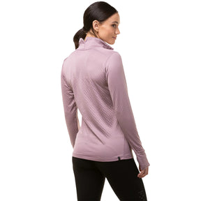 Ronhill Womens Tech Prism 1/2 Zip Tee: Stardust/Woodland