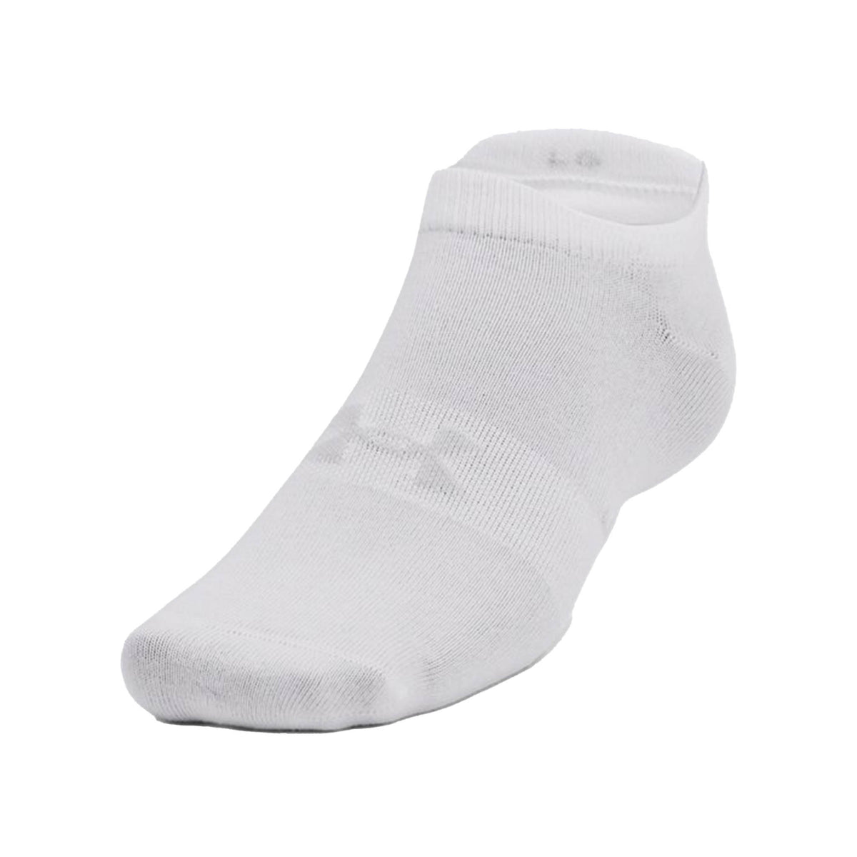 Under Armour No Show Socks 6 Pack: White