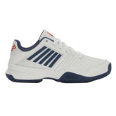 K Swiss Court Express HB Mens Tennis Shoes: White/Blue Opal