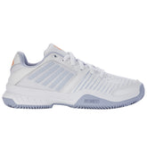 K Swiss Court Express HB Womens Tennis Shoes:White/Heather/Peach Fuzz