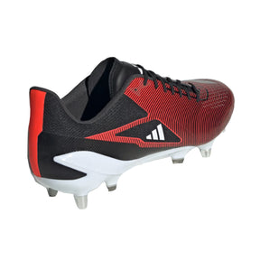 Adidas Adizero RS15 Ultimate SG Rugby Boots 2023: Black/Red