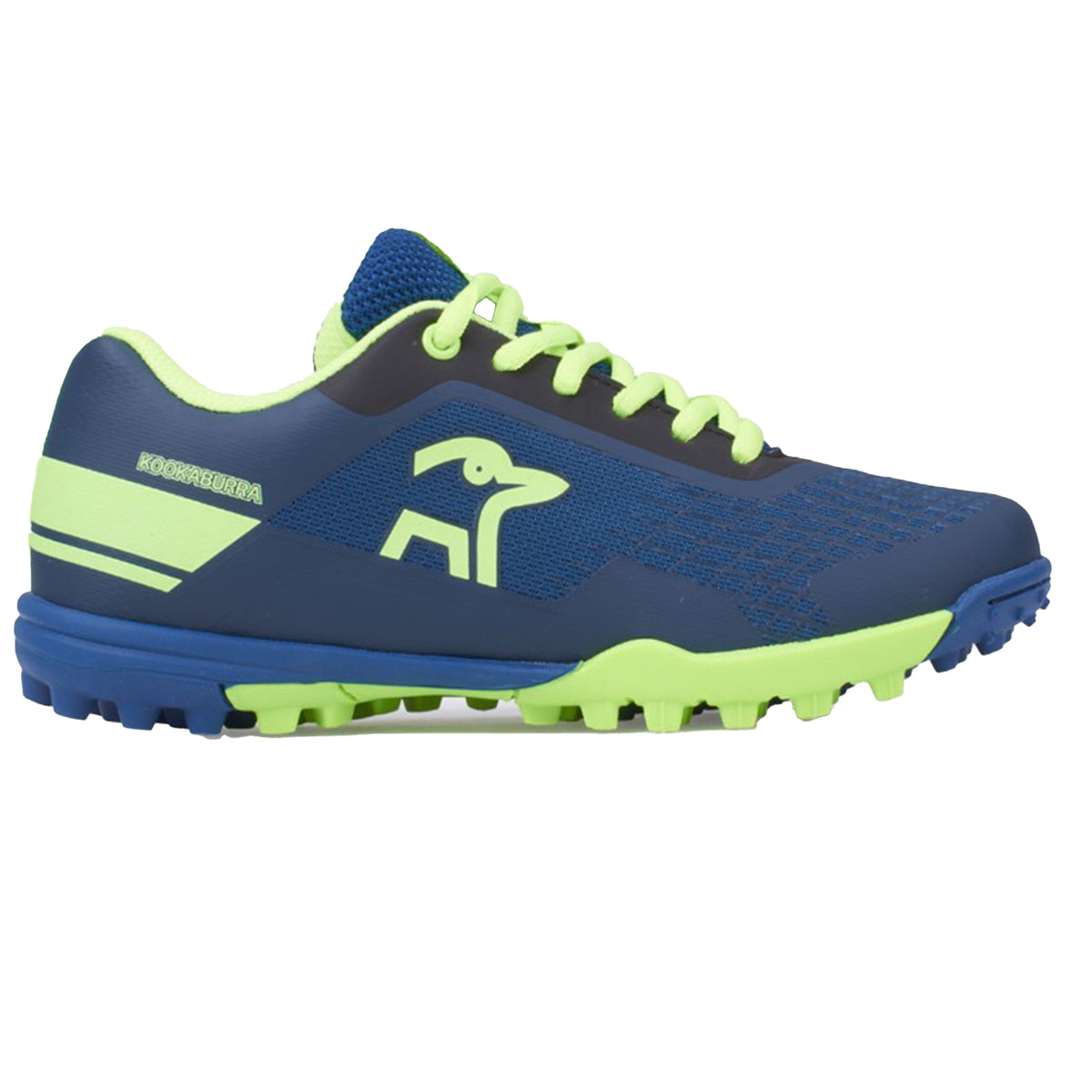 Kookaburra Orbit Junior Hockey Shoes: Blue/Yellow