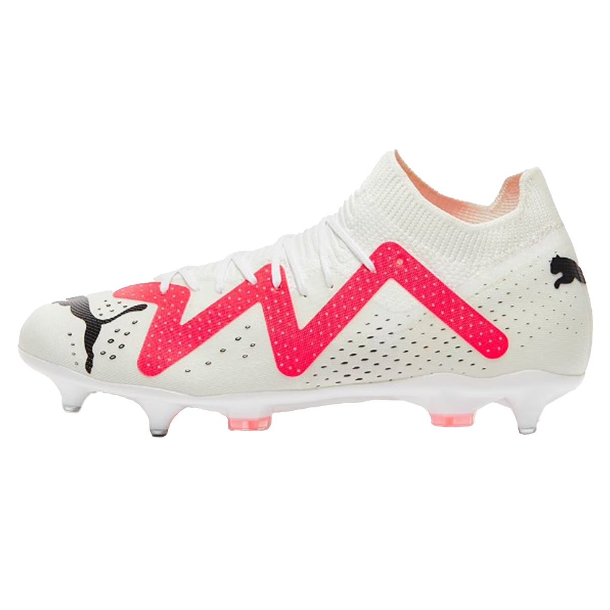 Puma Future Match MXSG Football Boots: White/Fire Orchid