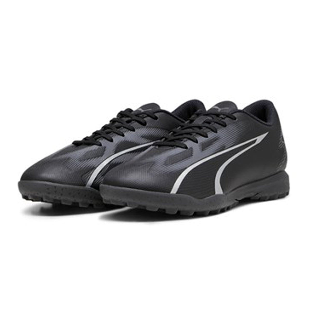 Puma Ultra Play Junior Astro Football Boots: Black/Asphalt