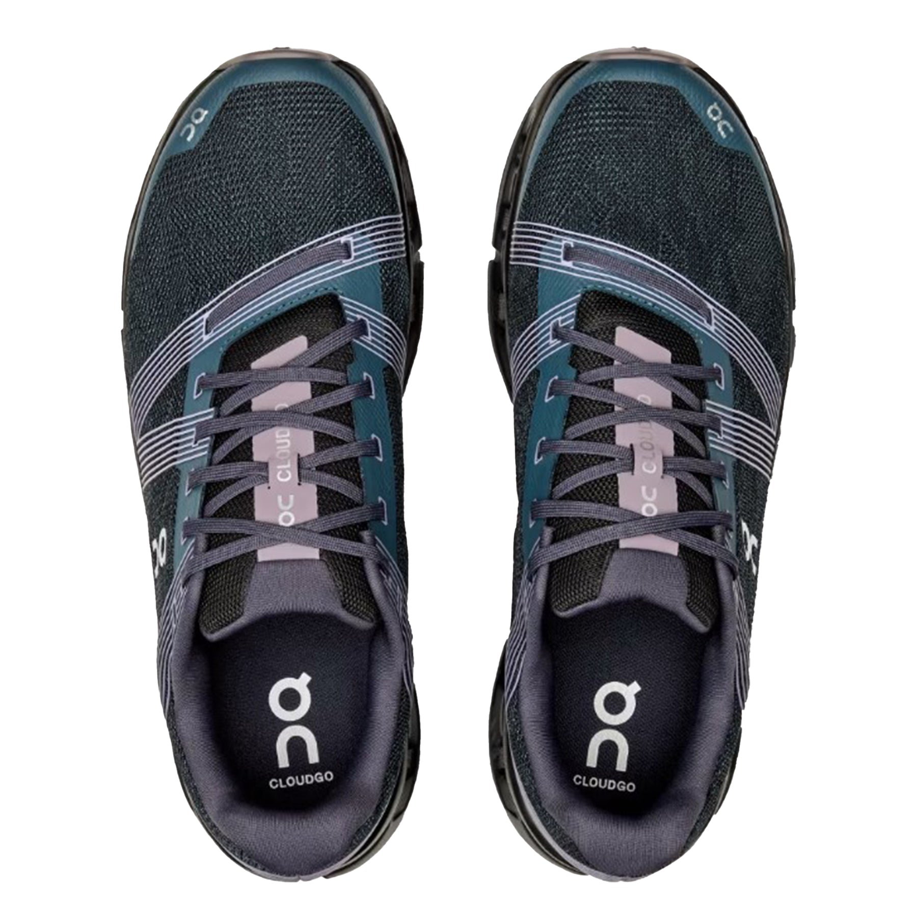 On Cloudgo Mens Running Shoes: Storm/Magnet