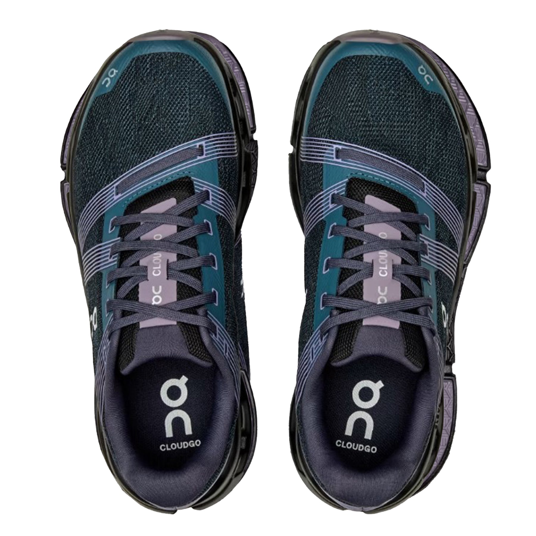 On Cloudgo Womens Running Shoes: Storm/Magnet