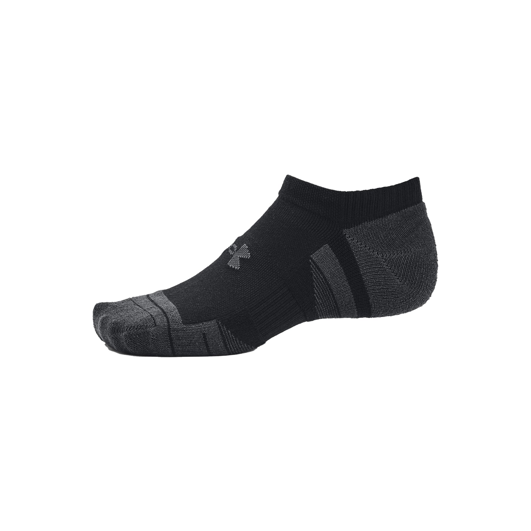 Under Armour Performance Tech No Show Socks: Black