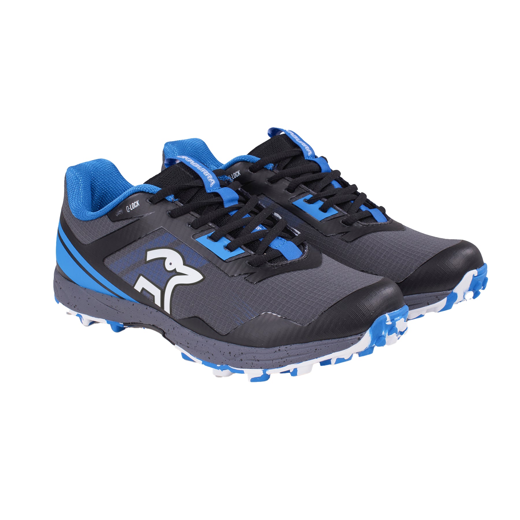 Kookaburra Pulse Hockey Shoes: Black/Blue