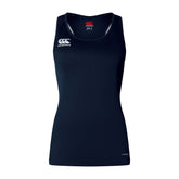Canterbury Womens Club Dry Racerback Singlet: Navy