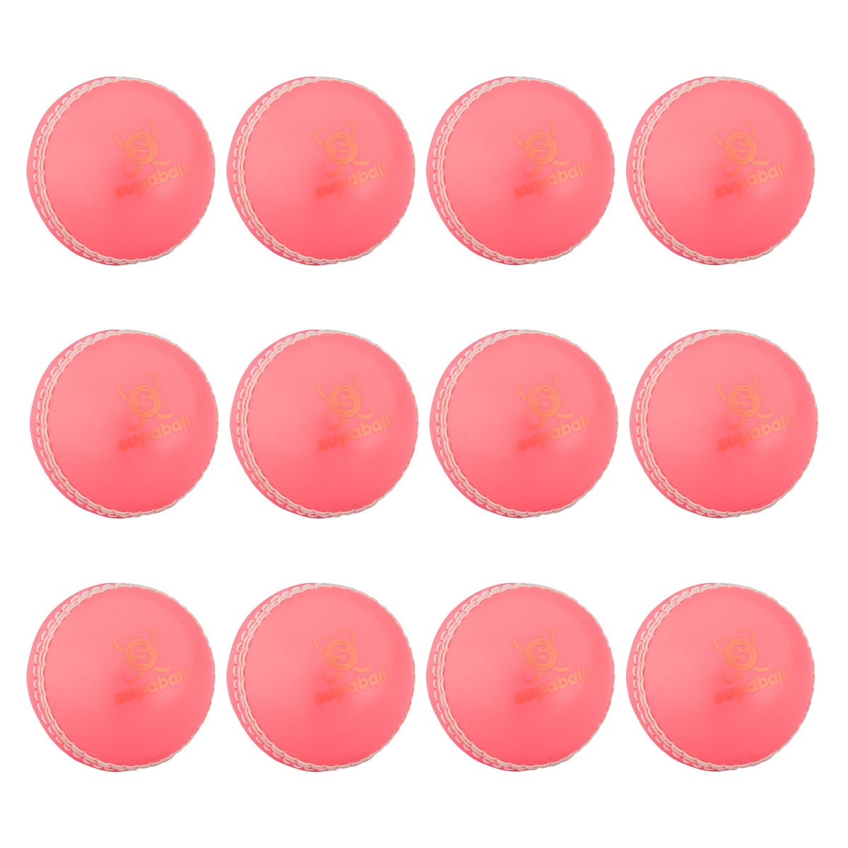 Readers Supaball Junior Cricket Ball Box of 12: Pink