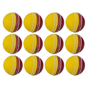 Readers Supaball Junior Cricket Ball Box of 12: Red/Yellow