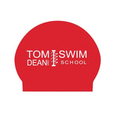 Tom Dean Swim School Pack of 100 Latex Swim Caps: Red